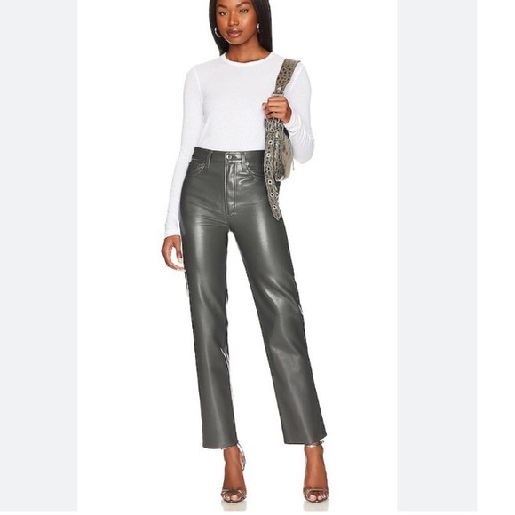 Agolde Leather 90s Pinch Pants
